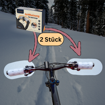 Warme Fahrradgriffe in 5 Sekunden - Griffheizung FingerHEAT™ Fahrrad