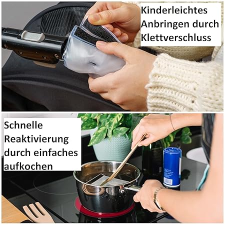 Griffheizung FingerHEAT™ für den Kinderwagen, Muff Kombination möglich, Kinderwagen Handwärmer