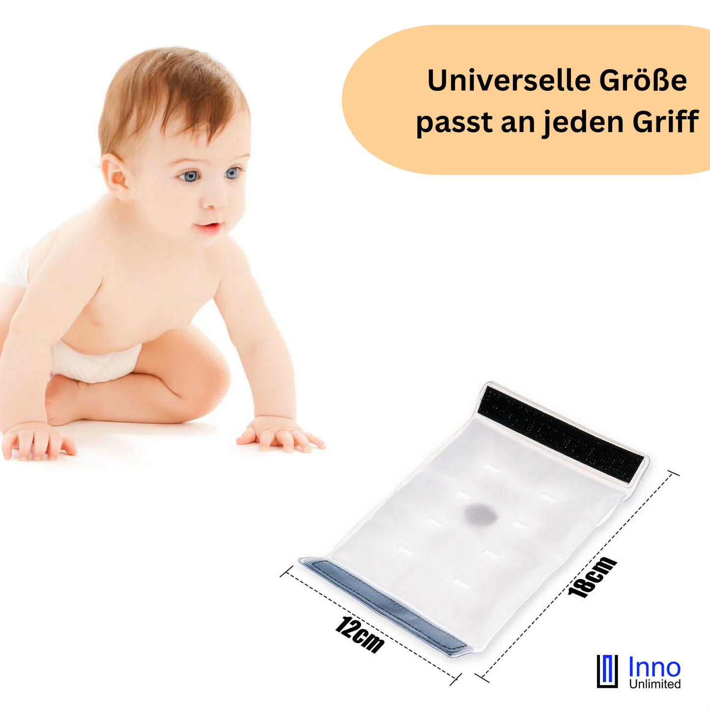 Griffheizung FingerHEAT™ für den Kinderwagen, Muff Kombination möglich, Kinderwagen Handwärmer
